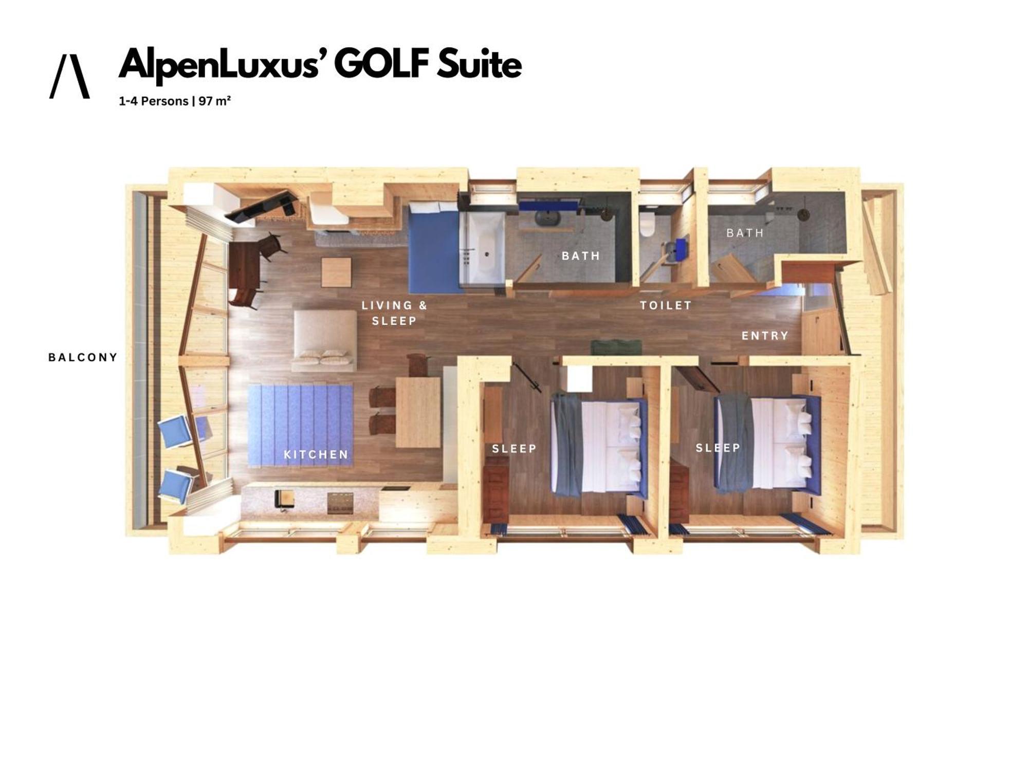 Sportlodge' Golf Suite - Natural Pool, Whirlpool & Sauna By Alpenluxus Appartements Kleinboden Exteriör bild